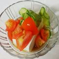 taako1552's cooksnap of when they made トマトきゅうり冷奴♪.