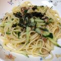 あけぽんぽんだよー's cooksnap of when they made 梅ツナグリーンパスタ.