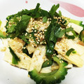 はーちゃん。's cooksnap of when they made やみつき＊ゴーヤと長芋の梅おかか和え.