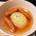 runny13's cooksnap of when they made 電子レンジで！玉ねぎのまるごとスープ.