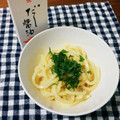麻's cooksnap of when they made レモンとだし醤油の釜揚げうどん.