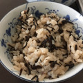 ポメちょん's cooksnap of when they made ☆梅とひじきの炊き込みご飯☆.