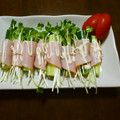 りこまこせいやのパパ's cooksnap of when they made かいわれ大根ときゅうりのハム巻き.