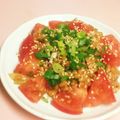 ＊にょにょん＊'s cooksnap of when they made トマトでさっぱり♪納豆キムチ.