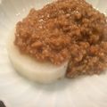 クックBCY438☆'s cooksnap of when they made 長芋のほっこり鶏そぼろ煮.
