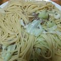 かぴーな's cooksnap of when they made 白だし風味★春キャベツのパスタ.