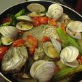 ecobeer's cooksnap of when they made スープまで美味しい♪真鯛のアクアパッツァ.