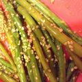nexus2060's cooksnap of when they made ＊美味しい＊アスパラガスの胡麻和え＊.