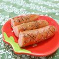 赤い電話's cooksnap of when they made ☆ウインナー バジル風味☆.