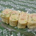 赤い電話's cooksnap of when they made ごはんがすすむー！カニカマ入り玉子焼き☆.