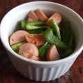 ロシアン's cooksnap of when they made お弁当に☆ソーセージとピーマンのソース味.