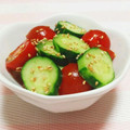 まあまま☆0403's cooksnap of when they made 簡単！トマトときゅうりの和え物☆ごま風味.