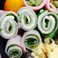 のりこ523's cooksnap of when they made お弁当に！ハムチー大葉くるくる♪.