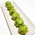 うまうま・らぶ's cooksnap of when they made 電子レンジで！ジューシーキャベツ肉団子.