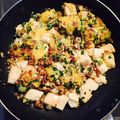 Rick62's cooksnap of when they made 挽き肉と豆腐のニラ炒め.