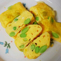 taako1552's cooksnap of when they made 枝豆たくさん☆ふわふわ厚焼きたまご.