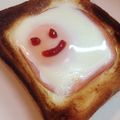 たにたーに's cooksnap of when they made 失敗なし！ハムたまトースト.