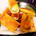 青白ネコたん's cooksnap of when they made サーモンとチーズの洋風春巻き☆*+.