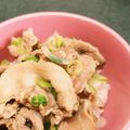 ☆めぇ☆ﾐ's cooksnap of when they made コンビニ弁当を再現！ねぎ塩豚丼.