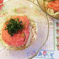 めんぼっこ's cooksnap of when they made 10分で完成☆明太とろろアレンジそうめん.