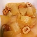 くまちーこ's cooksnap of when they made 冬瓜の煮物　しゃぶしゃぶのゆで汁を使って.