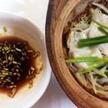 みぃーーみ☆'s cooksnap of when they made 豚ニラもやしの土鍋蒸し ポン酢を添えて.