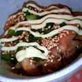watyami's cooksnap of when they made 豚肉＆しめじのマヨ丼◆簡単！.
