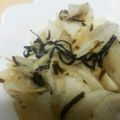 MofeMofee's cooksnap of when they made 大根の塩昆布あえ.
