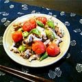 nammy's cooksnap of when they made トマト・オクラ・豚バラ肉の焼肉のたれ炒め.
