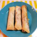 sabasand's cooksnap of when they made チャプチェリメイク 揚げない春巻.