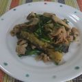 ももＺ's cooksnap of when they made 茄子とエリンギの♪豚にらカレー炒め.