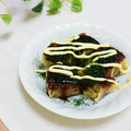 旦那は皿洗い's cooksnap of when they made たこ焼き器不要☆餃子の皮でたこ焼き風.