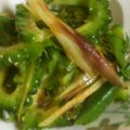 のえもゆ's cooksnap of when they made 食べるラー油でピリッとゴーヤ簡単梅肉和え.