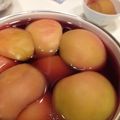 kotopanda's cooksnap of when they made 桃の赤ワイン煮（コンポート）.