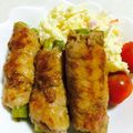にゃーちゃま's cooksnap of when they made 蒸し焼きで柔らか！アスパラの豚バラ肉巻き.