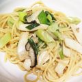 りな22's cooksnap of when they made ネギとエリンギの麺つゆクリームパスタ.