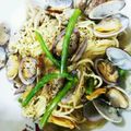 marine35's cooksnap of when they made あわび茸とあさりの春色パスタ　菜の花添え.