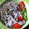 cerfleur's cooksnap of when they made 暑い日に！！洋風トマきゅうお蕎麦.