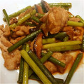 sakuhim's cooksnap of when they made 簡単！節約！ニンニクの芽と豚肉炒め.