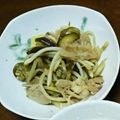 もも1002's cooksnap of when they made モヤシとナスのポン酢炒め.