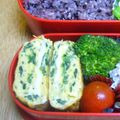 チャーミル's cooksnap of when they made ほうれん草入り☆卵焼き.