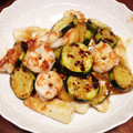 ちて。's cooksnap of when they made ズッキーニと海老の塩炒め.