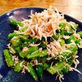 kaokaofood's cooksnap of when they made いんげん＆しらす☆胡麻のガーリックナムル.