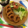 kisakisasa's cooksnap of when they made イカリングフライ.