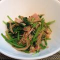 リラッすぬ's cooksnap of when they made サラダほうれん草ベーコンサラダ♡.