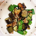 piii☆'s cooksnap of when they made 簡単♪なすとオクラのきんぴら風炒め☆.