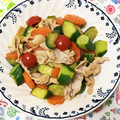 きえこ's cooksnap of when they made 【簡単】きゅうりの炒め物.