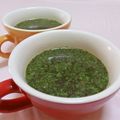 赤い電話's cooksnap of when they made 簡単！おいしい！モロヘイヤスープ♪.