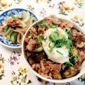 ♡ayaka's cooksnap of when they made ナスと豚肉の甘味噌丼.