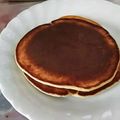 さきゅれ's cooksnap of when they made 強力粉でもちふわパンケーキ(*^^*).